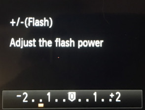 Configuración de compensación de flash