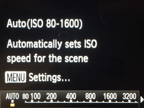 Opciones ISO